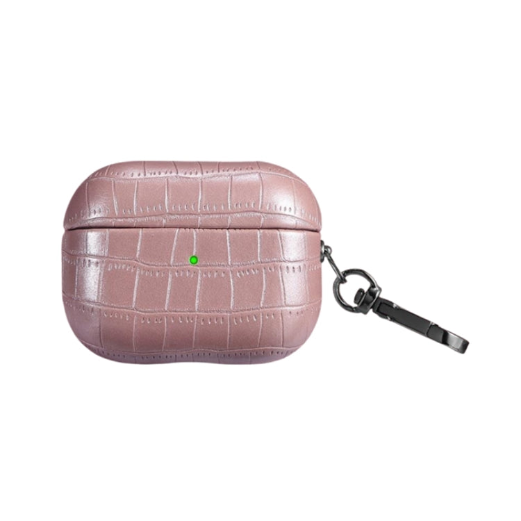 Crocodile Texture Earphone Protective Case, For AirPods Pro