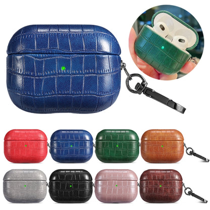 Crocodile Texture Earphone Protective Case, For AirPods 4, For AirPods Pro 2, For AirPods 3