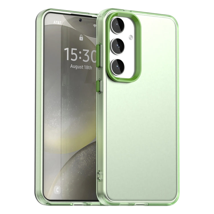 Candy PC Hybrid TPU Shockproof Phone Case, For Samsung Galaxy S25 Edge 5G, For Samsung Galaxy S25 5G, For Samsung Galaxy S25+ 5G