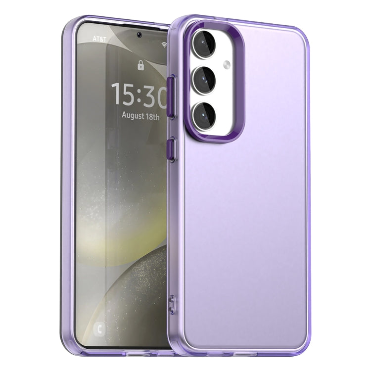 Candy PC Hybrid TPU Shockproof Phone Case, For Samsung Galaxy S25 Edge 5G, For Samsung Galaxy S25 5G, For Samsung Galaxy S25+ 5G