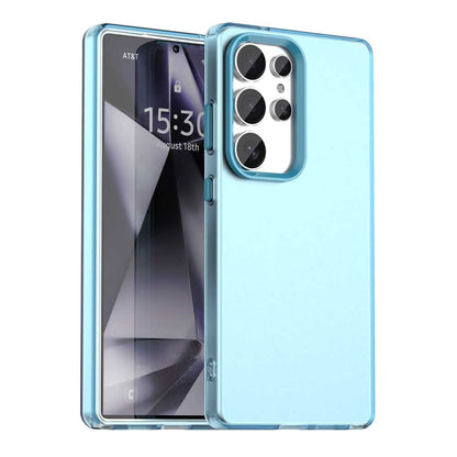 Candy PC Hybrid TPU Shockproof Phone Case, For Samsung Galaxy S25 Ultra 5G, For Samsung Galaxy S24 FE 5G, For Samsung Galaxy S24 Ultra 5G