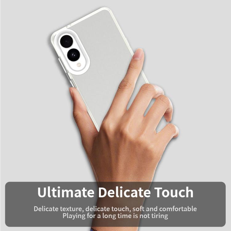 Candy PC Hybrid TPU Shockproof Phone Case, For Samsung Galaxy S25 Edge 5G, For Samsung Galaxy S25 5G, For Samsung Galaxy S25+ 5G