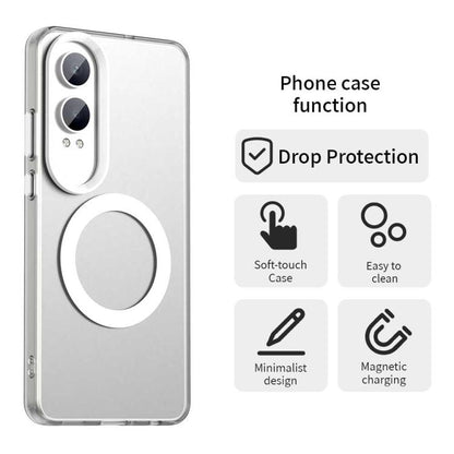 Candy Magsafe PC Hybrid TPU Phone Case, For OnePlus Nord CE4 Lite India, For OnePlus Nord CE4 Lite, For OnePlus Nord CE4