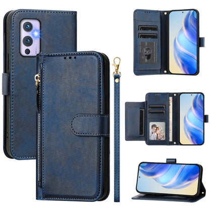 Multi-Card Slots Zipper Wallet Leather Phone Case, For OnePlus Nord 2 5G, For OnePlus 9 Pro, For OnePlus 9
