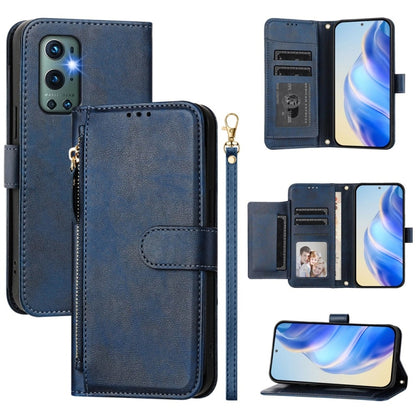 Multi-Card Slots Zipper Wallet Leather Phone Case, For OnePlus Nord 2 5G, For OnePlus 9 Pro, For OnePlus 9