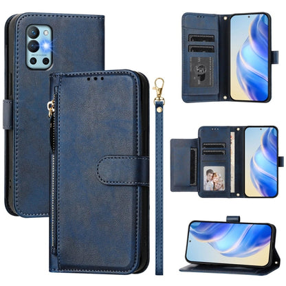 Multi-Card Slots Zipper Wallet Leather Phone Case, For OnePlus 10 Pro, For OnePlus Nord N20 5G, For OnePlus 9R / OnePlus 8T, For OnePlus Nord CE 5G