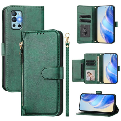 Multi-Card Slots Zipper Wallet Leather Phone Case, For OnePlus 10 Pro, For OnePlus Nord N20 5G, For OnePlus 9R / OnePlus 8T, For OnePlus Nord CE 5G