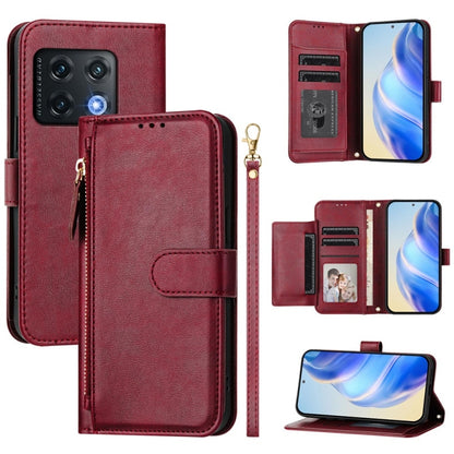 Multi-Card Slots Zipper Wallet Leather Phone Case, For OnePlus 10 Pro, For OnePlus Nord N20 5G, For OnePlus 9R / OnePlus 8T, For OnePlus Nord CE 5G