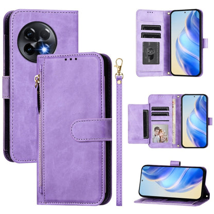 Multi-Card Slots Zipper Wallet Leather Phone Case, For OnePlus Nord CE 3 Lite / Nord N30, For OnePlus Nord 3 / Ace 2V, For OnePlus 11R Global, For Oneplus 11