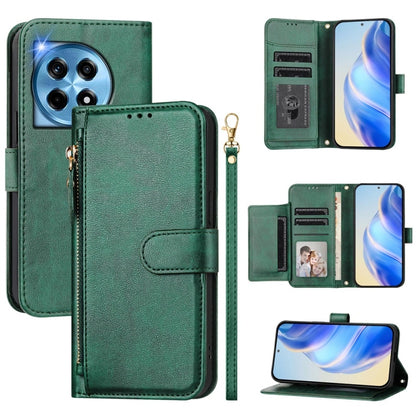 Multi-Card Slots Zipper Wallet Leather Phone Case, For OnePlus 12R Global, For OnePlus 12 Global, For OnePlus Ace 2 Pro, For OnePlus Nord CE3 India