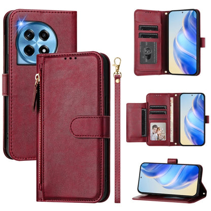 Multi-Card Slots Zipper Wallet Leather Phone Case, For OnePlus 12R Global, For OnePlus 12 Global, For OnePlus Ace 2 Pro, For OnePlus Nord CE3 India