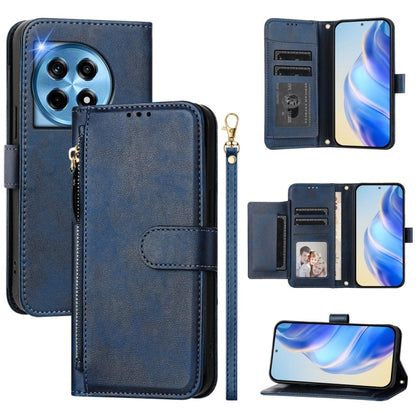 Multi-Card Slots Zipper Wallet Leather Phone Case, For OnePlus 12R Global, For OnePlus 12 Global, For OnePlus Ace 2 Pro, For OnePlus Nord CE3 India