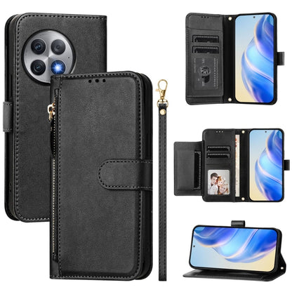 Multi-Card Slots Zipper Wallet Leather Phone Case, For OnePlus 12R Global, For OnePlus 12 Global, For OnePlus Ace 2 Pro, For OnePlus Nord CE3 India
