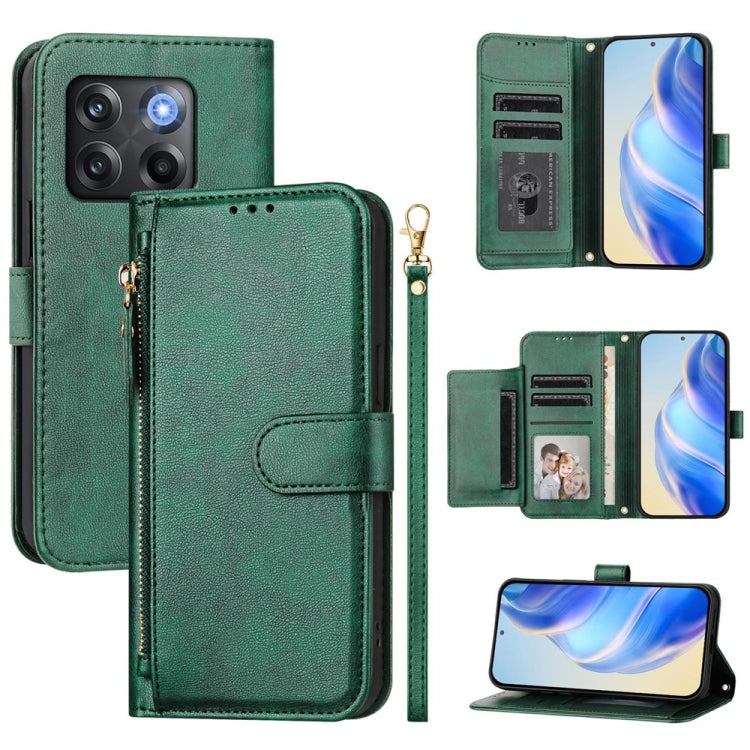 Multi-Card Slots Zipper Wallet Leather Phone Case, OnePlus Ace Pro / OnePlus 10T Global, For OnePlus Nord 2T, For OnePlus Nord CE 2 5G, For OnePlus 10R / 10R Prime / OnePlus Ace