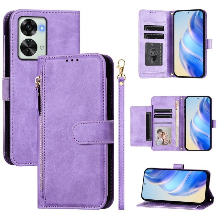 Multi-Card Slots Zipper Wallet Leather Phone Case, OnePlus Ace Pro / OnePlus 10T Global, For OnePlus Nord 2T, For OnePlus Nord CE 2 5G, For OnePlus 10R / 10R Prime / OnePlus Ace