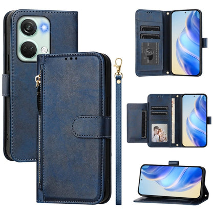 Multi-Card Slots Zipper Wallet Leather Phone Case, For OnePlus Nord CE 3 Lite / Nord N30, For OnePlus Nord 3 / Ace 2V, For OnePlus 11R Global, For Oneplus 11