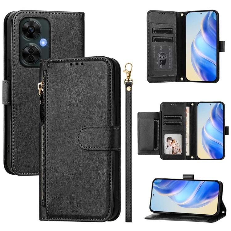 Multi-Card Slots Zipper Wallet Leather Phone Case, For OnePlus Nord CE 3 Lite / Nord N30, For OnePlus Nord 3 / Ace 2V, For OnePlus 11R Global, For Oneplus 11