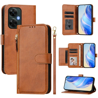Multi-Card Slots Zipper Wallet Leather Phone Case, For OnePlus Nord CE 3 Lite / Nord N30, For OnePlus Nord 3 / Ace 2V, For OnePlus 11R Global, For Oneplus 11