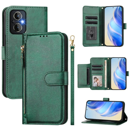 Multi-Card Slots Zipper Wallet Leather Phone Case, For OnePlus 10 Pro, For OnePlus Nord N20 5G, For OnePlus 9R / OnePlus 8T, For OnePlus Nord CE 5G