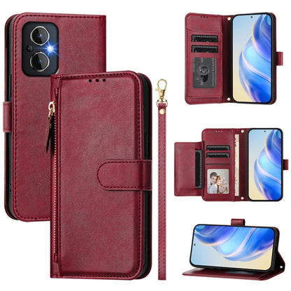 Multi-Card Slots Zipper Wallet Leather Phone Case, For OnePlus 10 Pro, For OnePlus Nord N20 5G, For OnePlus 9R / OnePlus 8T, For OnePlus Nord CE 5G