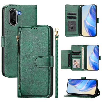 Multi-Card Slots Zipper Wallet Leather Phone Case, For OnePlus Turbo 6X Pro 5G, For OnePlus Turbo 6 / Turbo 6V 5G, For OnePlus Ace 5 Ultra, For OnePlus Ace 5 Racing