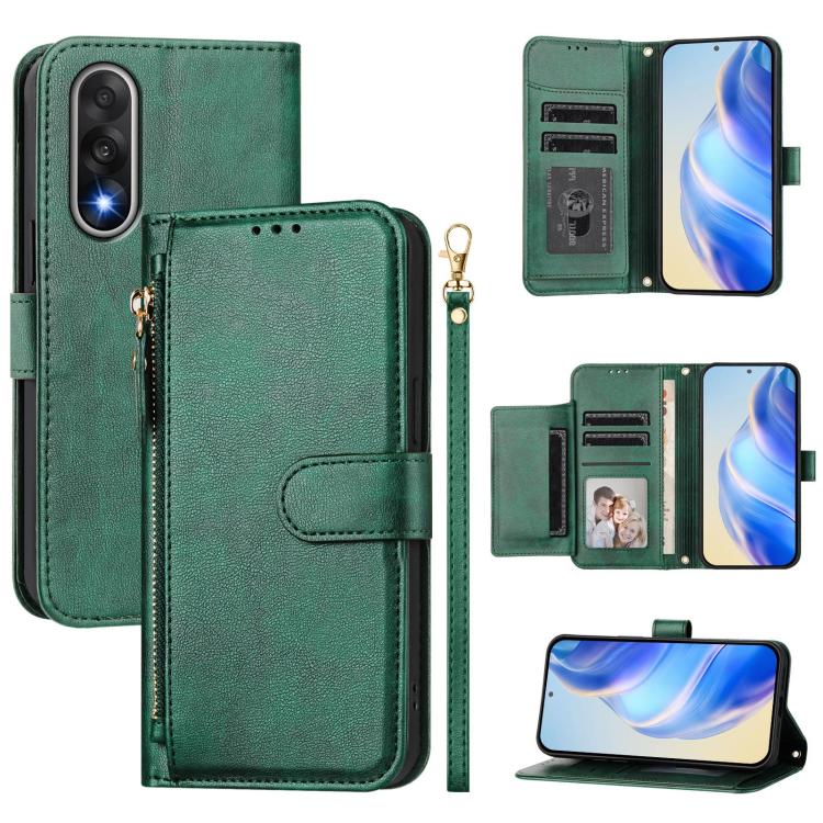 Multi-Card Slots Zipper Wallet Leather Phone Case, For OnePlus Turbo 6X Pro 5G, For OnePlus Turbo 6 / Turbo 6V 5G, For OnePlus Ace 5 Ultra, For OnePlus Ace 5 Racing