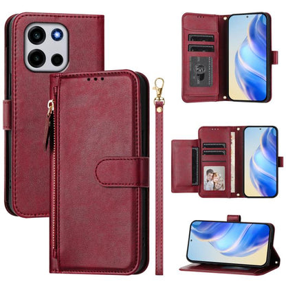 Multi-Card Slots Zipper Wallet Leather Phone Case, For OnePlus Turbo 6X Pro 5G, For OnePlus Turbo 6 / Turbo 6V 5G, For OnePlus Ace 5 Ultra, For OnePlus Ace 5 Racing
