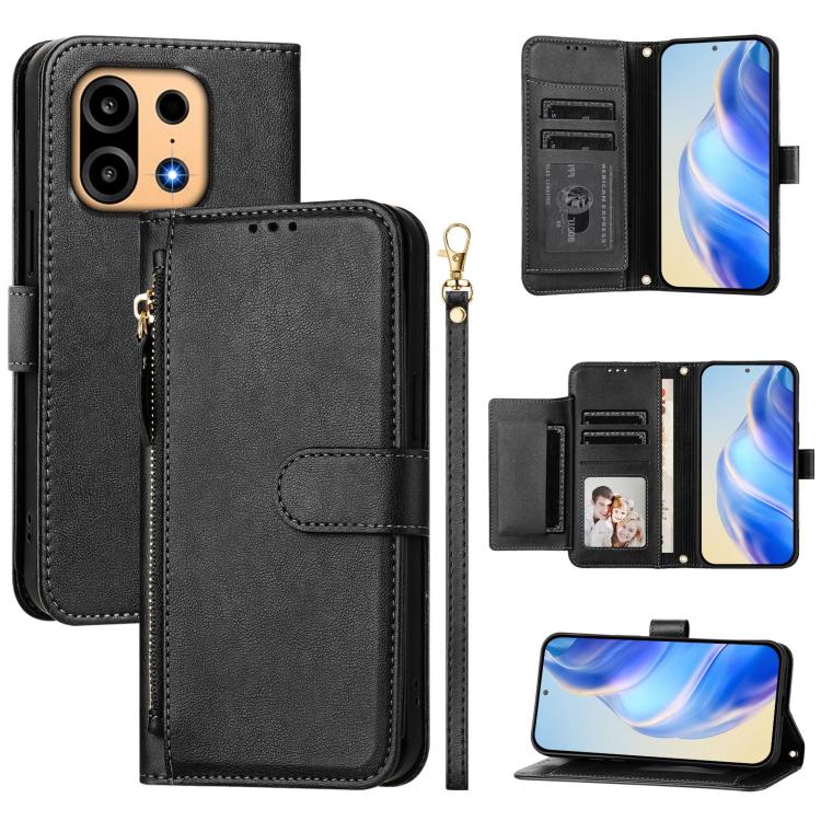 Multi-Card Slots Zipper Wallet Leather Phone Case, For OnePlus Turbo 6X Pro 5G, For OnePlus Turbo 6 / Turbo 6V 5G, For OnePlus Ace 5 Ultra, For OnePlus Ace 5 Racing
