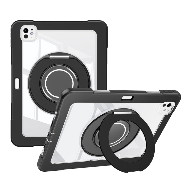 Crystal Armor PC Hybrid TPU Tablet Case with Pen Slot, For iPad Pro 13 2025 / 2024, For iPad Pro 11 2025 / 2024, For iPad Air 11 2025 / 2024 / 10.9 2022, For iPad Air 13 2025 / 2024