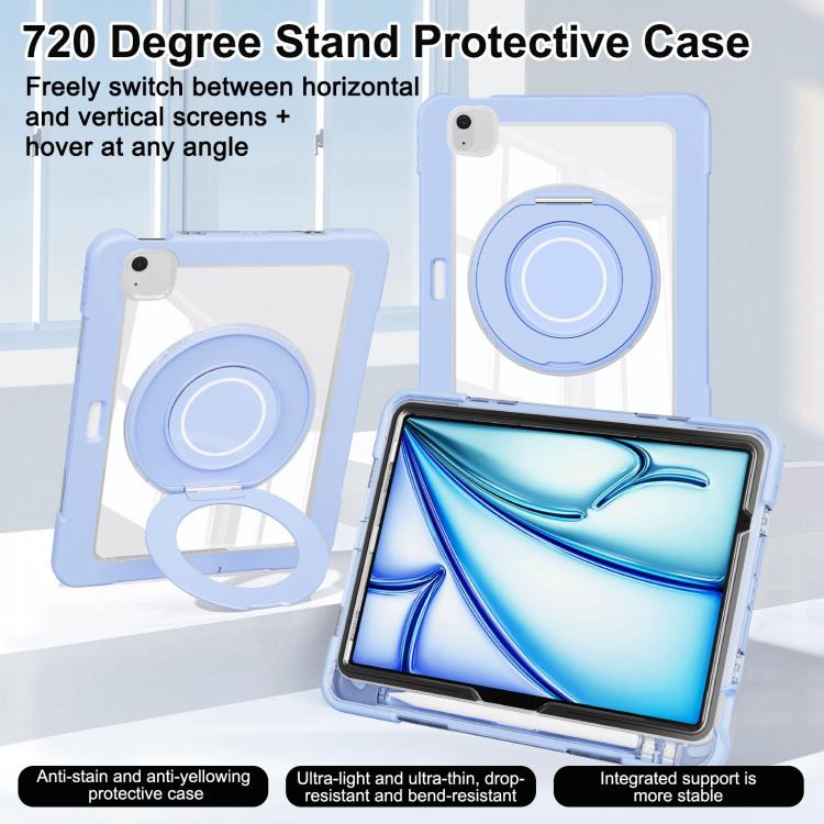 Crystal Armor PC Hybrid TPU Tablet Case with Pen Slot, For iPad Air 13 2026 / 2025 / 2024, For iPad Air 11 2026 / 2025 / 2024, For iPad Pro 13 2025 / 2024, For iPad Pro 11 2025 / 2024