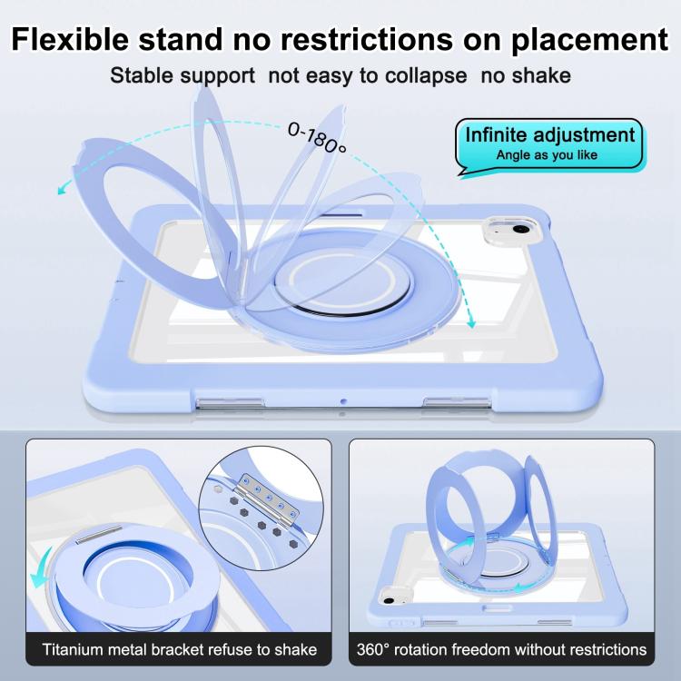 Crystal Armor PC Hybrid TPU Tablet Case with Pen Slot, For iPad Air 13 2026 / 2025 / 2024, For iPad Air 11 2026 / 2025 / 2024, For iPad Pro 13 2025 / 2024, For iPad Pro 11 2025 / 2024