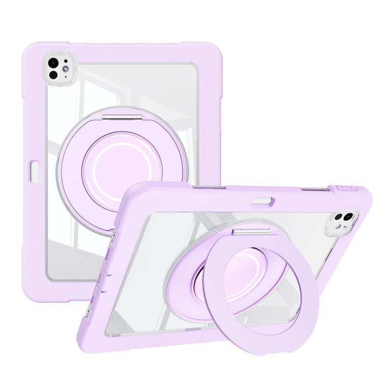 Crystal Armor PC Hybrid TPU Tablet Case with Pen Slot, For iPad Pro 13 2025 / 2024, For iPad Pro 11 2025 / 2024, For iPad Air 11 2025 / 2024 / 10.9 2022, For iPad Air 13 2025 / 2024