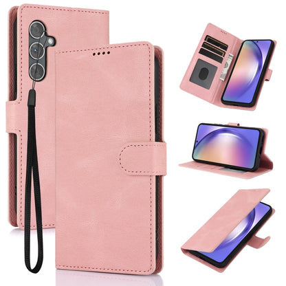 Fantasy Skin-feel Calfskin Texture Leather Phone Case, For Samsung Galaxy S25 5G, For Samsung Galaxy S25+ 5G, For Samsung Galaxy S25 Ultra 5G, For Samsung Galaxy S24 FE 5G