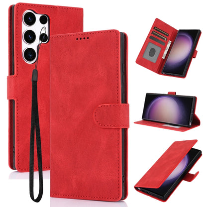 Fantasy Skin-feel Calfskin Texture Leather Phone Case, For Samsung Galaxy S25 5G, For Samsung Galaxy S25+ 5G, For Samsung Galaxy S25 Ultra 5G, For Samsung Galaxy S24 FE 5G