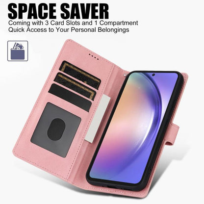 Fantasy Skin-feel Calfskin Texture Leather Phone Case, For Samsung Galaxy S26+ 5G, For Samsung Galaxy S26 Ultra 5G, For Samsung Galaxy S26 5G, For Samsung Galaxy S25 Edge 5G