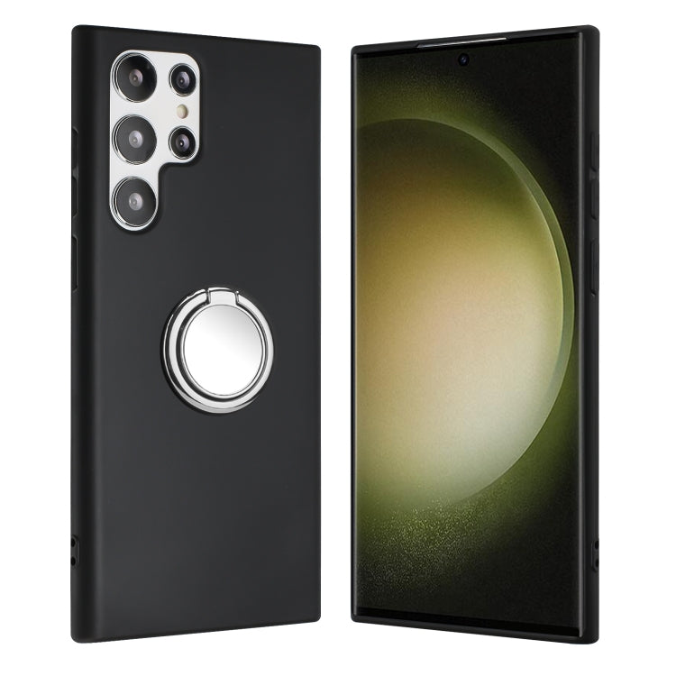 Matte Ring Holder TPU Phone Case, For Samsung Galaxy S25 5G, For Samsung Galaxy S25+ 5G, For Samsung Galaxy S25 Ultra 5G, For Samsung Galaxy S24 FE 5G, For Samsung Galaxy S24 Ultra 5G, For Samsung Galaxy S24+ 5G, For Samsung Galaxy S24 5G��������������...