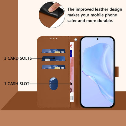 Skin Feel Solid Color Leather Phone Case with Lanyard, For OnePlus 11R 5G Global