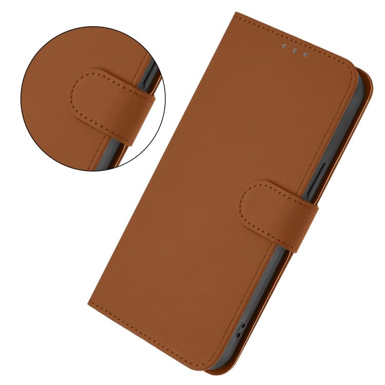 Skin Feel Solid Color Leather Phone Case with Lanyard, For OnePlus Turbo 6 / Turbo 6V