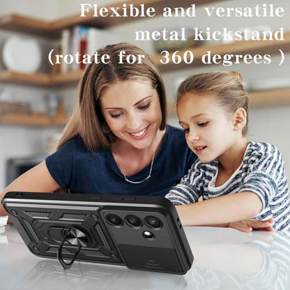 Sliding Camera Cover Design TPU+PC Phone Case, For Samsung Galaxy S25 FE 5G, For Samsung Galaxy S25 Edge 5G, For Samsung Galaxy S25 5G