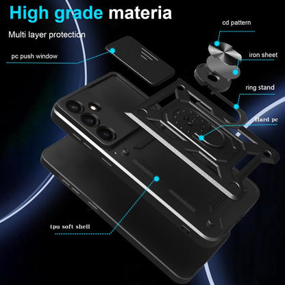 Sliding Camera Cover Design TPU+PC Phone Case, For Samsung Galaxy S25 FE 5G, For Samsung Galaxy S25 Edge 5G, For Samsung Galaxy S25 5G