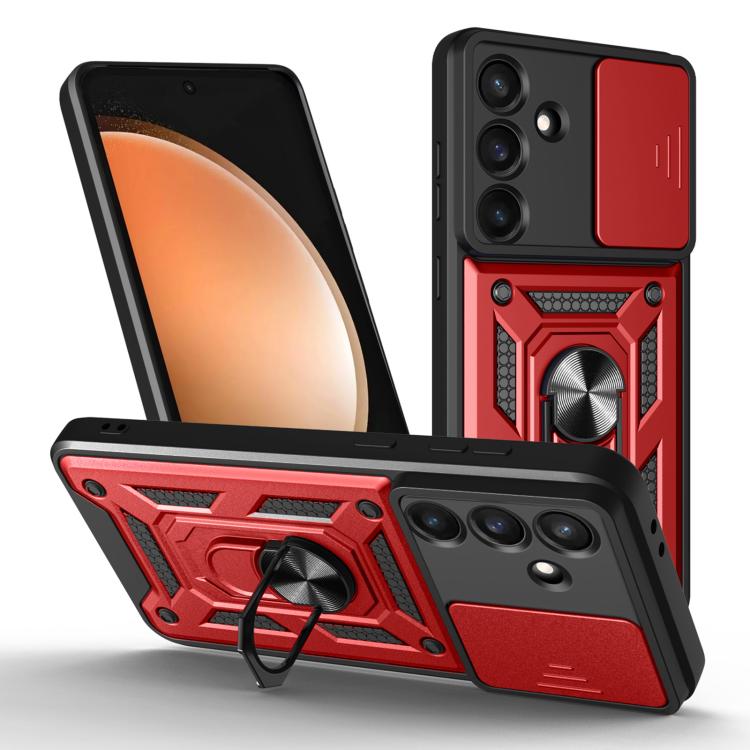 Sliding Camera Cover Design TPU+PC Phone Case, For Galaxy S26 FE / S25 FE 5G, For Samsung Galaxy S26+ 5G, For Samsung Galaxy S26 Ultra 5G
