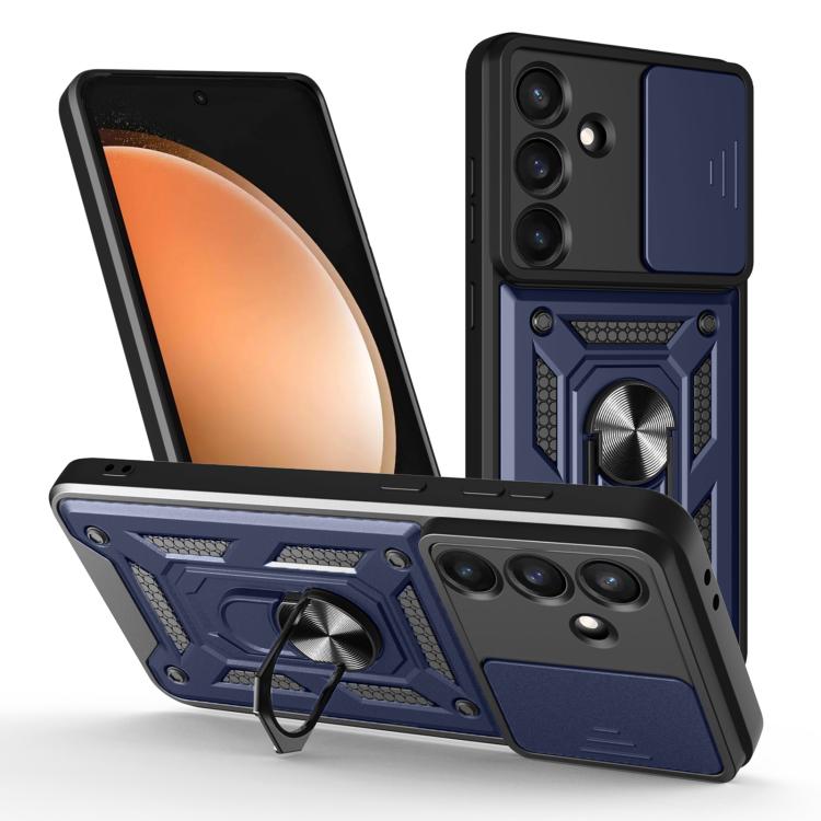 Sliding Camera Cover Design TPU+PC Phone Case, For Galaxy S26 FE / S25 FE 5G, For Samsung Galaxy S26+ 5G, For Samsung Galaxy S26 Ultra 5G