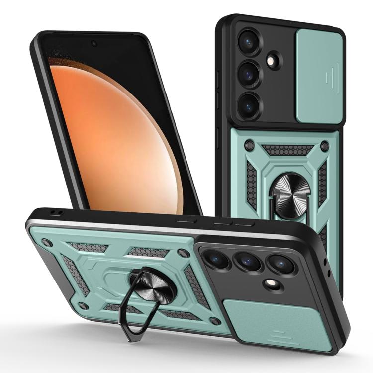 Sliding Camera Cover Design TPU+PC Phone Case, For Galaxy S26 FE / S25 FE 5G, For Samsung Galaxy S26+ 5G, For Samsung Galaxy S26 Ultra 5G
