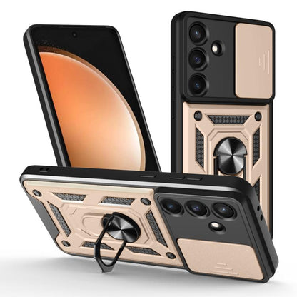 Sliding Camera Cover Design TPU+PC Phone Case, For Galaxy S26 FE / S25 FE 5G, For Samsung Galaxy S26+ 5G, For Samsung Galaxy S26 Ultra 5G