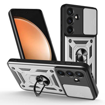 Sliding Camera Cover Design TPU+PC Phone Case, For Galaxy S26 FE / S25 FE 5G, For Samsung Galaxy S26+ 5G, For Samsung Galaxy S26 Ultra 5G