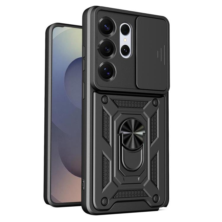 Sliding Camera Cover Design TPU+PC Phone Case, For Galaxy S26 FE / S25 FE 5G, For Samsung Galaxy S26+ 5G, For Samsung Galaxy S26 Ultra 5G