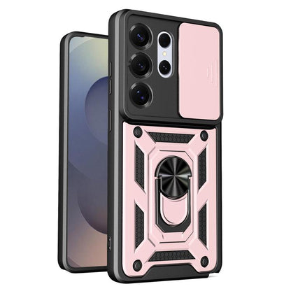Sliding Camera Cover Design TPU+PC Phone Case, For Galaxy S26 FE / S25 FE 5G, For Samsung Galaxy S26+ 5G, For Samsung Galaxy S26 Ultra 5G