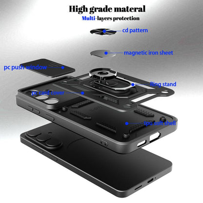 Sliding Camera Cover Design TPU+PC Phone Case, For Samsung Galaxy S26 5G, For Samsung Galaxy S25 Edge 5G, For Samsung Galaxy S25 5G