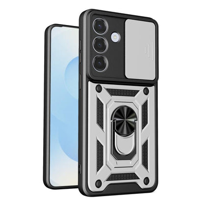 Sliding Camera Cover Design TPU+PC Phone Case, For Galaxy S26 FE / S25 FE 5G, For Samsung Galaxy S26+ 5G, For Samsung Galaxy S26 Ultra 5G