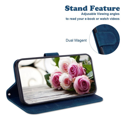 Butterfly Rose Embossed Leather Phone Case, For Samsung Galaxy S25 Ultra 5G